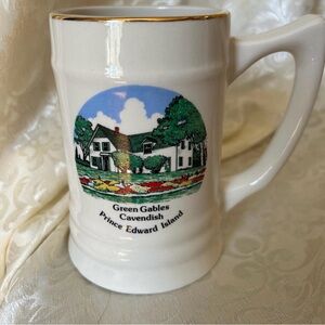 Green Gables Cavendish Ceramic Beer Mug: Prince Edward Island Souvenir